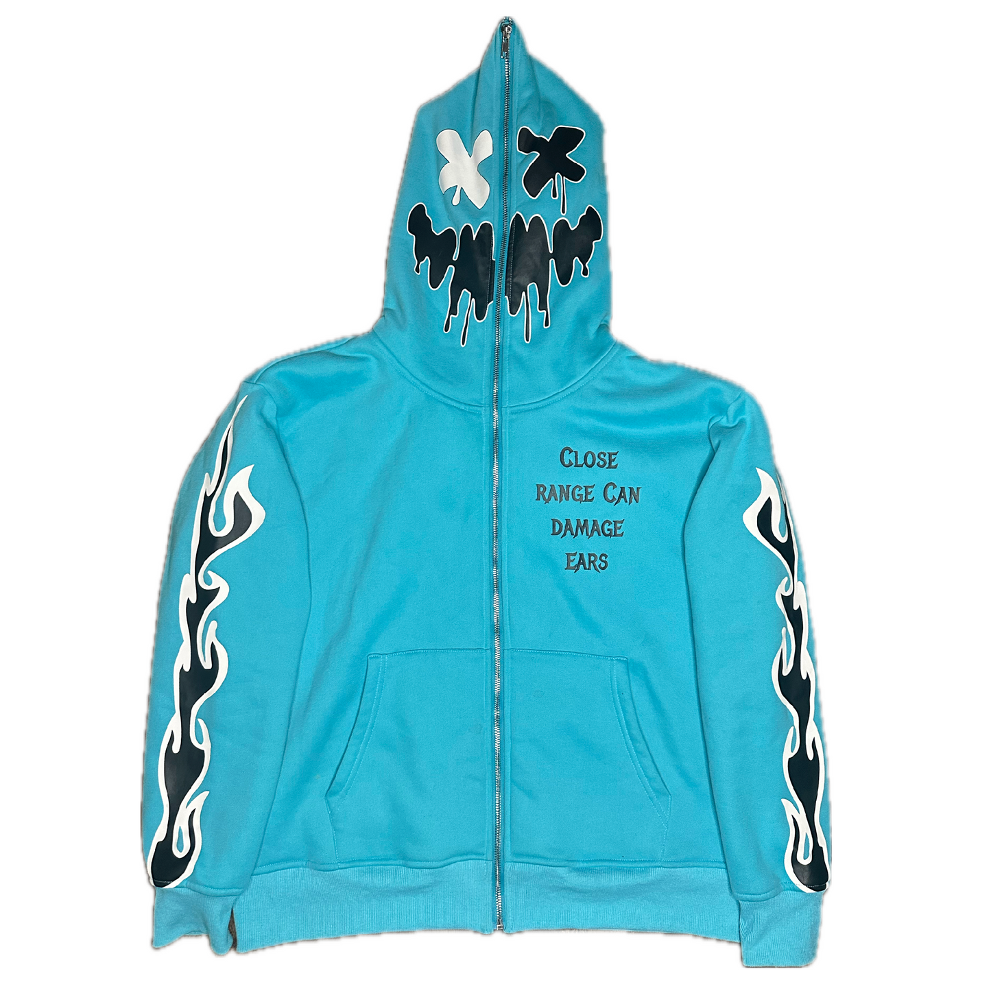 Loud-blue flamers full zip hoodie set